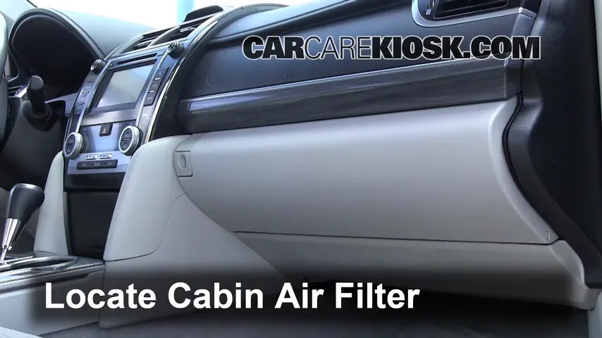 2012 Toyota Camry Hybrid XLE 2.5L 4 Cyl. Air Filter (Cabin) Replace